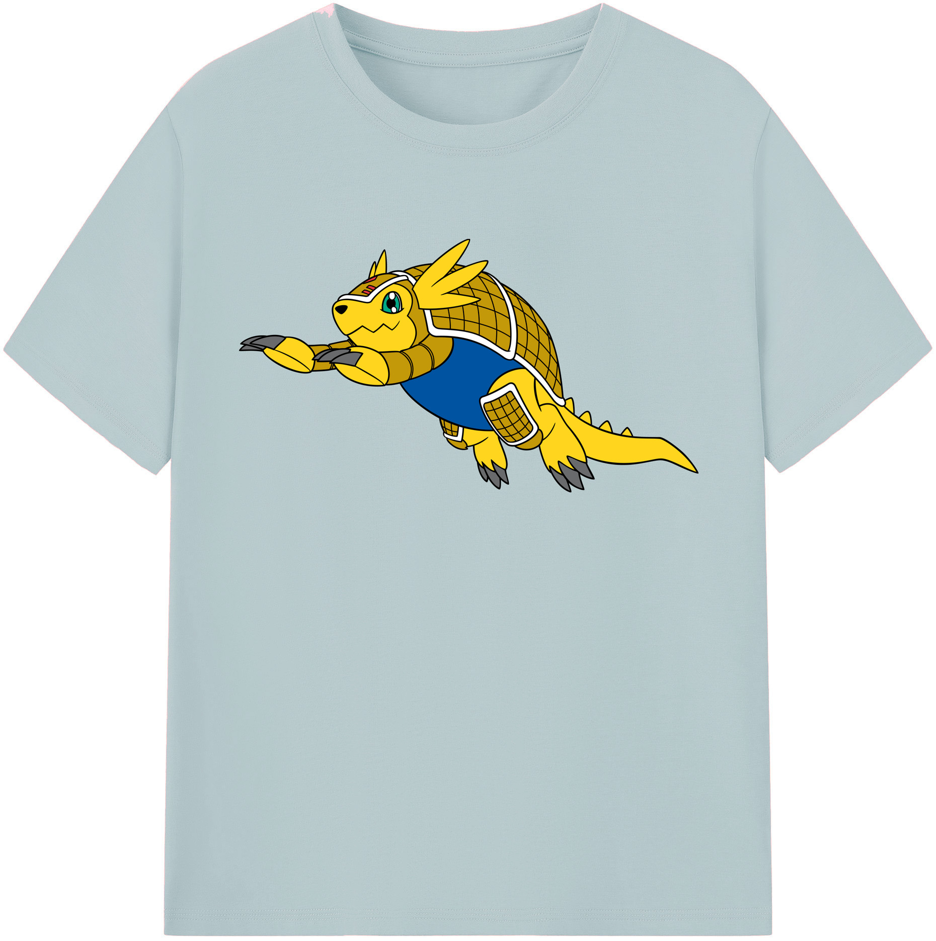 （画像用） Digimon デジタルモンスター/デジモン 綿100％半袖Tシャツ（フロントプリント）